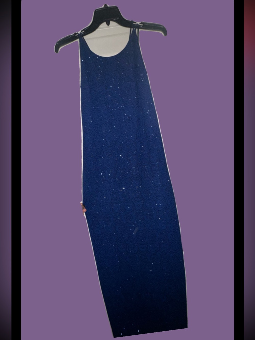 Elegant Navy Sleeveless Formal Dress